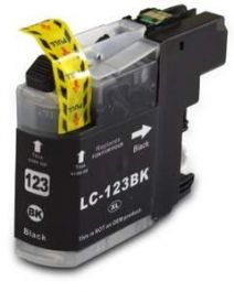 Brother LC-123BK inktcartridge zwart 20,6ml (huismerk).