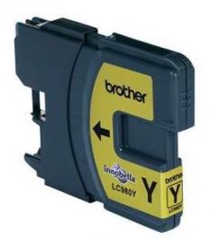 Brother LC-980Y inktcartridge geel 10,6ml (huismerk)