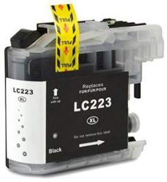 Brother LC-223BK inktcartridge zwart met chip 16,6ml (huismerk)