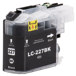 Brother LC-227XL BK inktcartridge zwart met chip 28ml (huismerk)