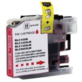 Brother LC-125XL M inktcartridge magenta 16.6ml (huismerk)