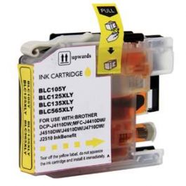 Brother LC-125XL Y inktcartridge geel 16.6ml (huismerk)