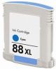 HP 88XL (C9391AE) inktcartridge cyaan hoge capaciteit 17,1ml (huismerk) CHP-088XLC by HP