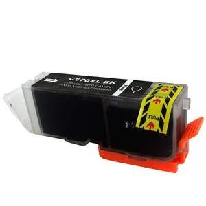 Canon PGI-570BK XL inktcartridge zwart met chip (huismerk) CC-CLI9-570BK 