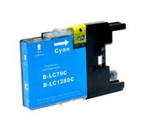 Brother LC-1280XLC inktcartridge cyaan 24,6ml (huismerk) BC-LC-1280XLC 