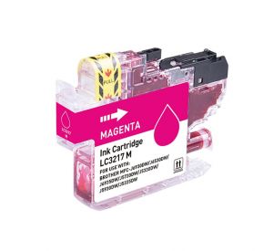 Brother LC-3217M inktcartridge magenta met chip 9ml (huismerk) CBLC-3217M 