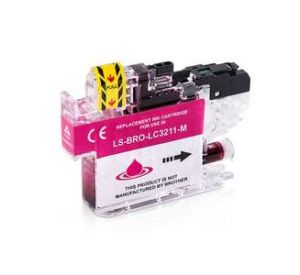 Brother LC-3211M inktcartridge magenta met chip (huismerk) BC-LC3211M 