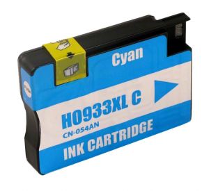 HP 933XL / CN054AE inktcartridge cyaan 14ml met chip (huismerk) CHP-933XLCC 