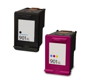 HP 901XL zwart en HP 901XL kleur inktcartridge hoge capaciteit (huismerk) CHP-901XLZ 