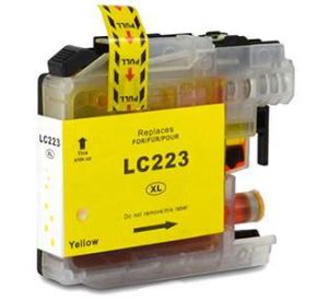 Brother LC-223Y inktcartridge geel met chip (huismerk) BC-LC-0223Y 